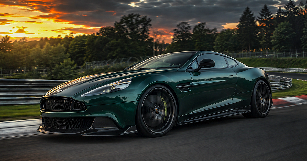 Aston Martin Vanquish S spy shots Nürburgring 2026