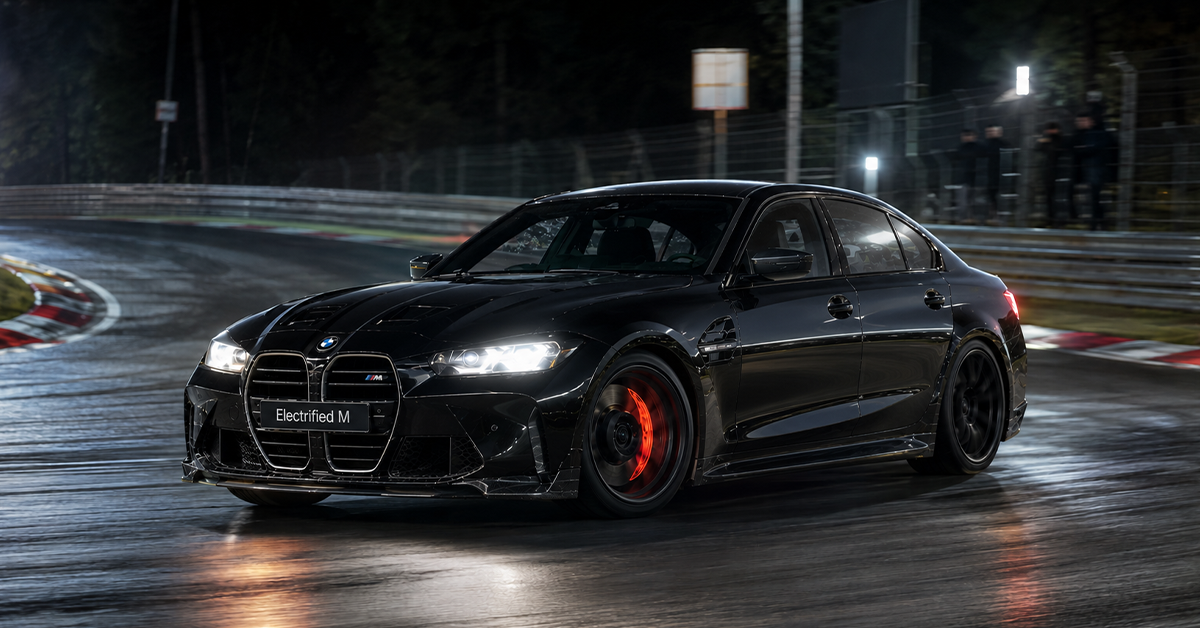 BMW M3 EV electric 2027 ZA0 Nürburgring spy shots