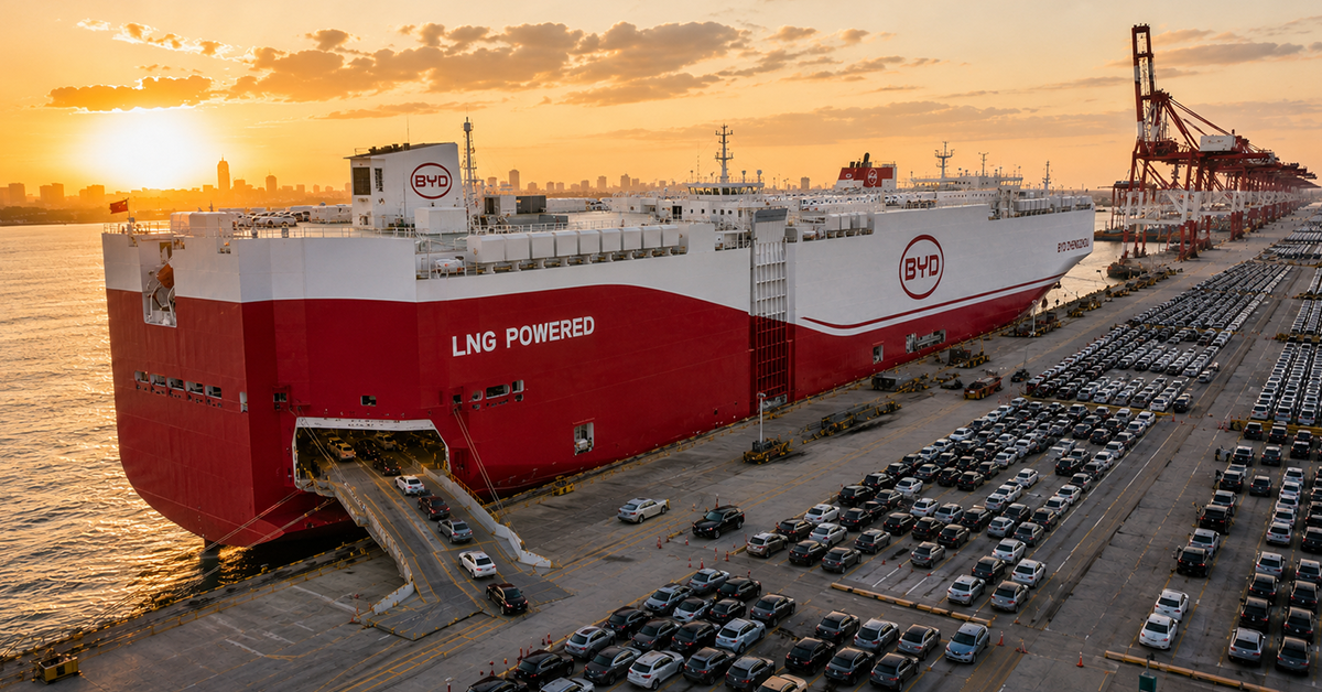BYD ship Australia 5000 cars 2026