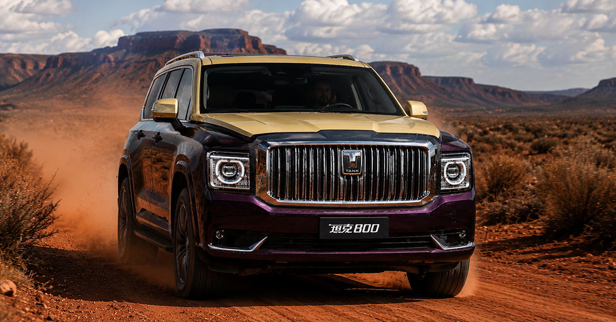GWM Tank 800 V8 PHEV Australia 2026 LandCruiser rival