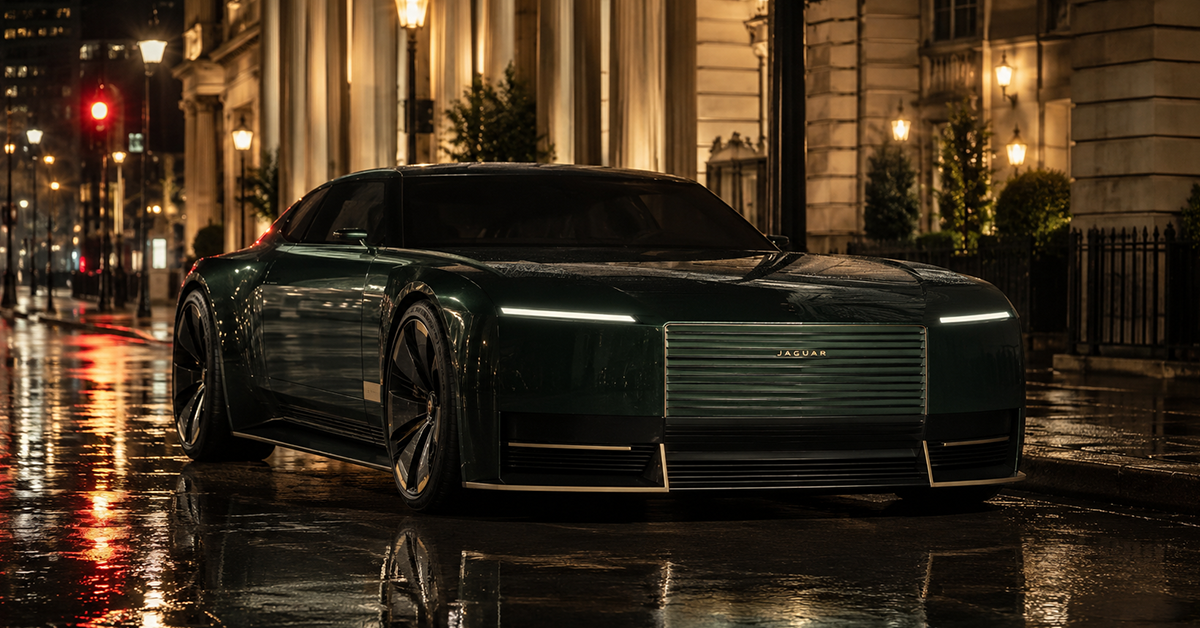 Jaguar Type 01 electric grand tourer 1000HP 478 mile range