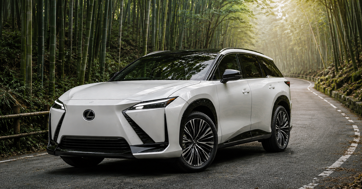 2027 Lexus TZ three-row electric SUV 300 mile range