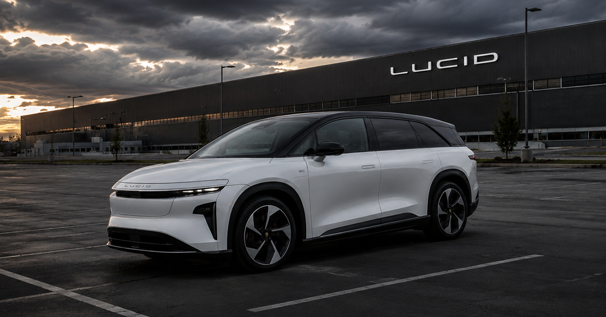Lucid Motors Gravity SUV crisis 2026 factory