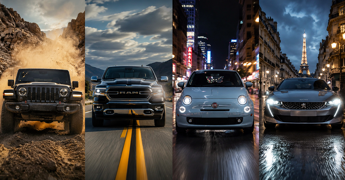 Stellantis FaSTLAne 2030 strategic plan Jeep Ram Fiat Peugeot