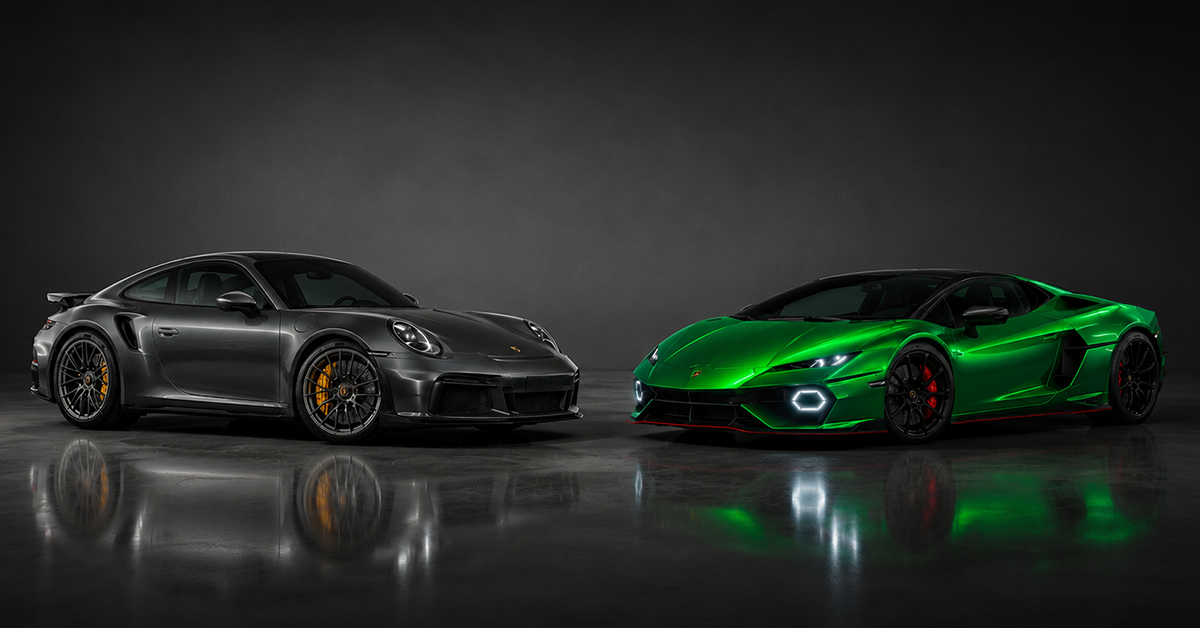 Lamborghini Temerario vs Porsche 911 Turbo S comparison