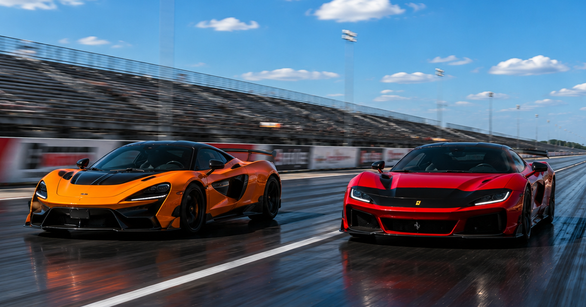 McLaren W1 vs Ferrari F80 comparison