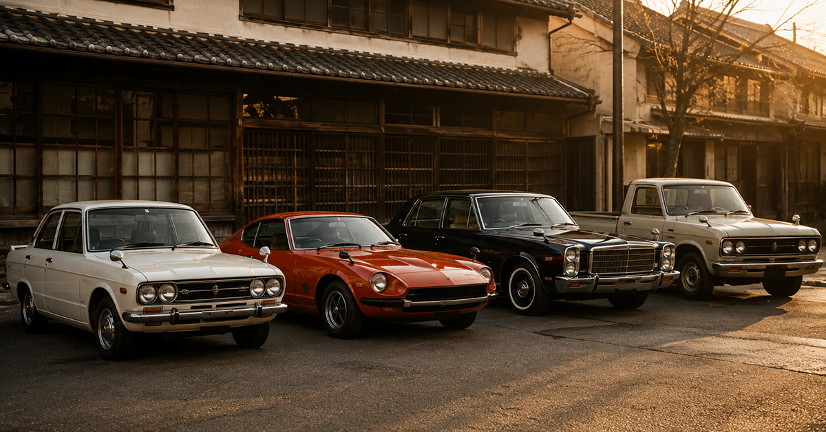 1960s 1970s Toyota Corolla Celica Crown Hilux going global era