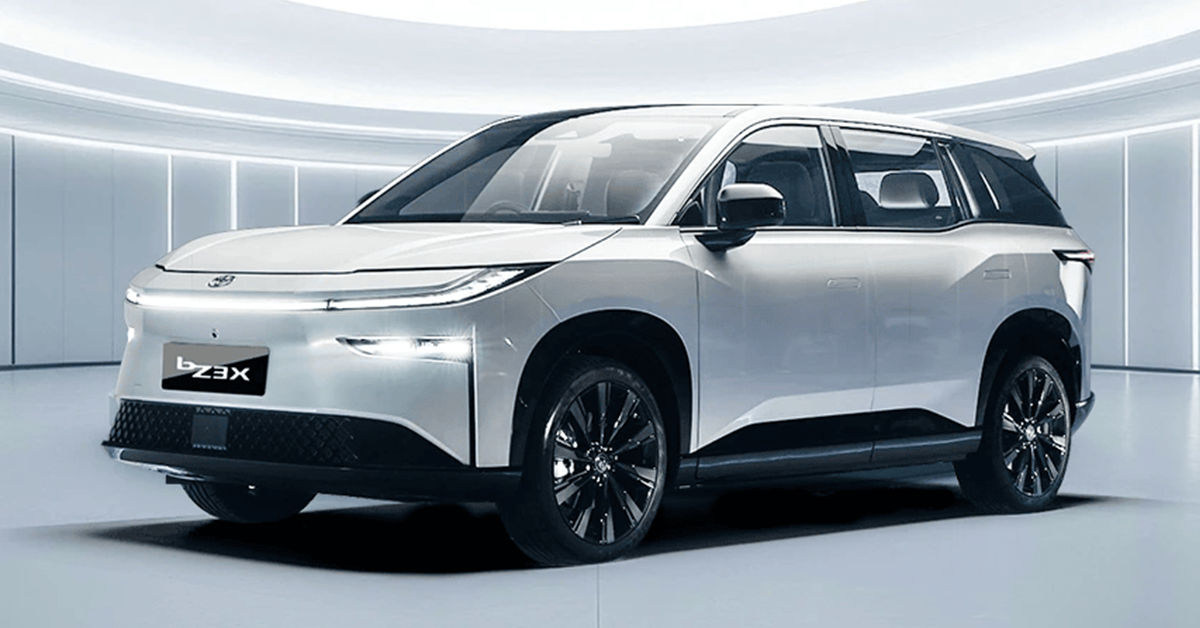 Toyota bZ3X electric SUV China