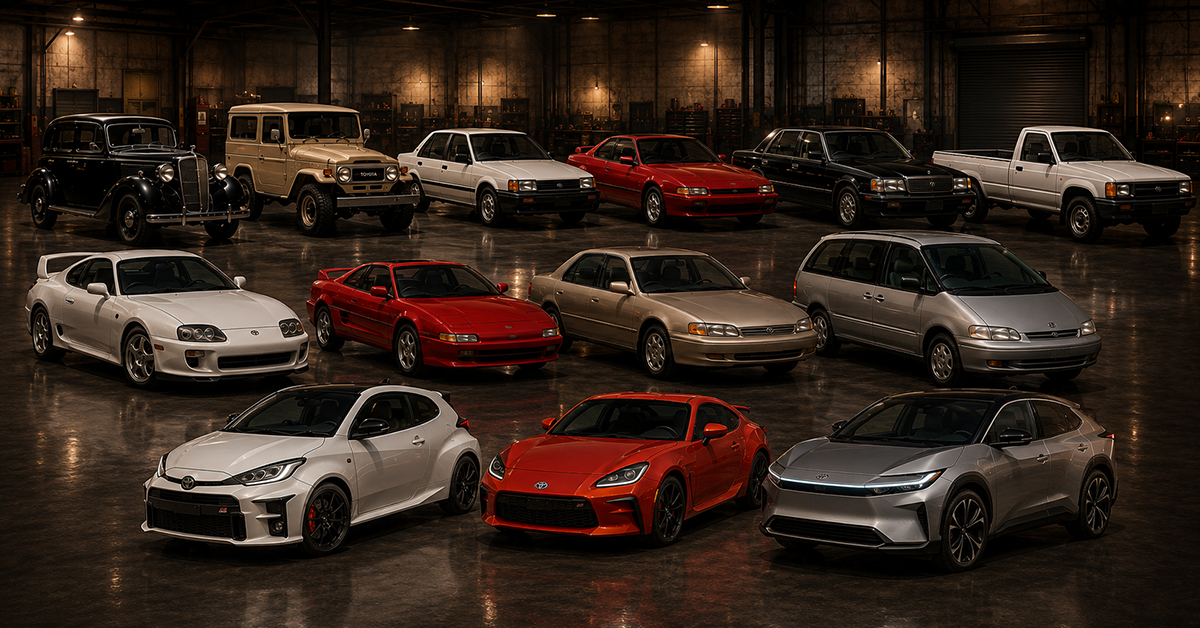 Toyota complete model history 1936 to today