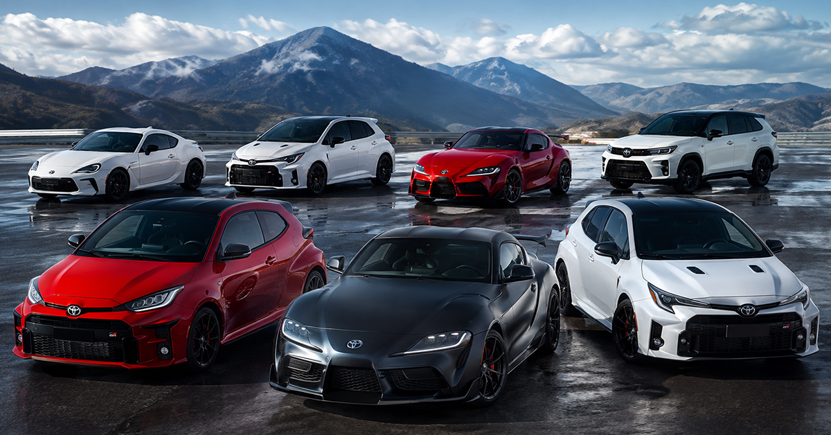 Toyota GR Gazoo Racing models lineup guide