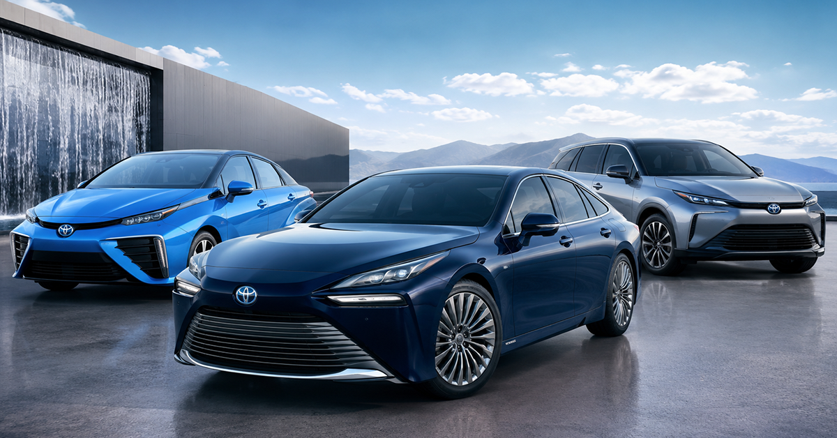 Toyota hydrogen fuel cell cars lineup guide