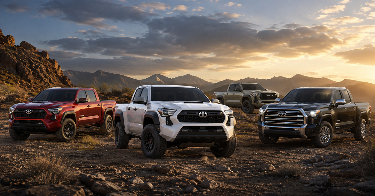 Toyota pickup trucks lineup guide