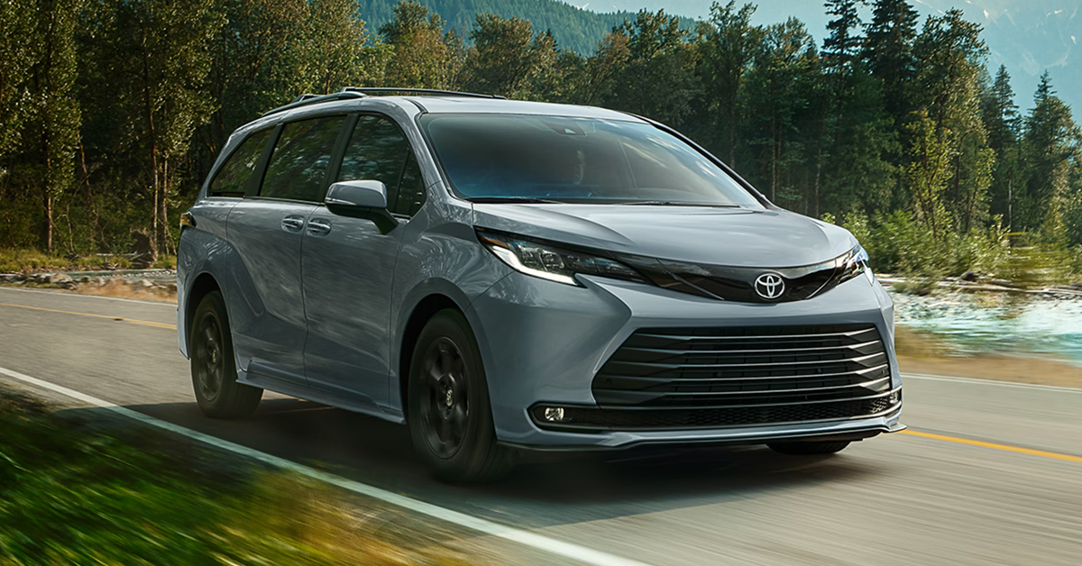 Toyota Sienna hybrid minivan