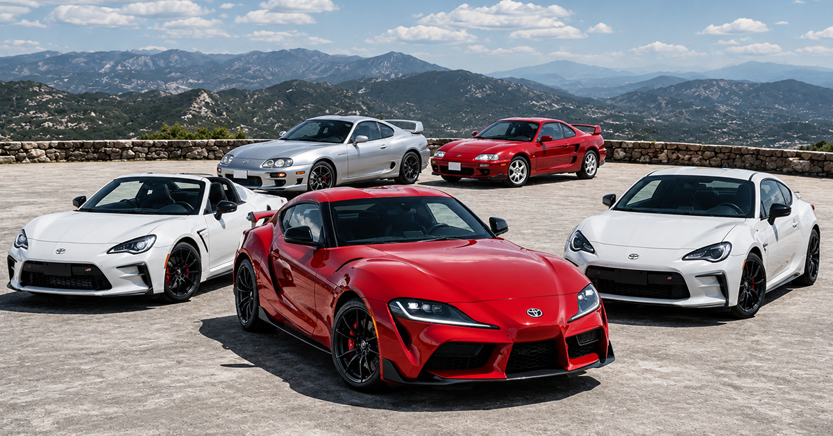 Toyota sports cars lineup guide